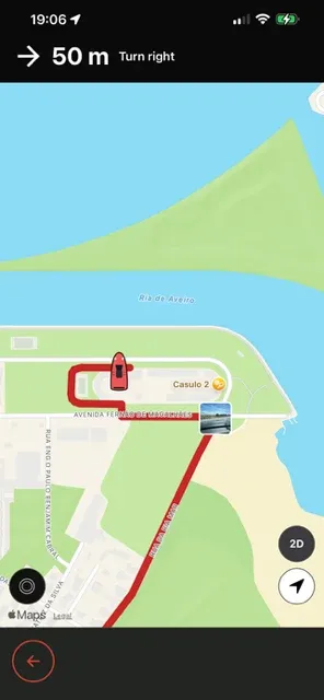 Legend Maps — turn-by-turn navigation along a track